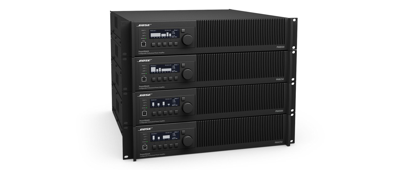 Bose PowerMatch PM4500N Amplifier - Panel View